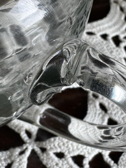 Szklana lampa naftowa kaganek