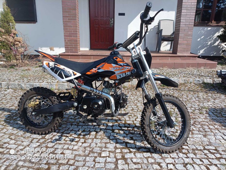 cross 125 automat koła 14/12 + buty i  zbroja