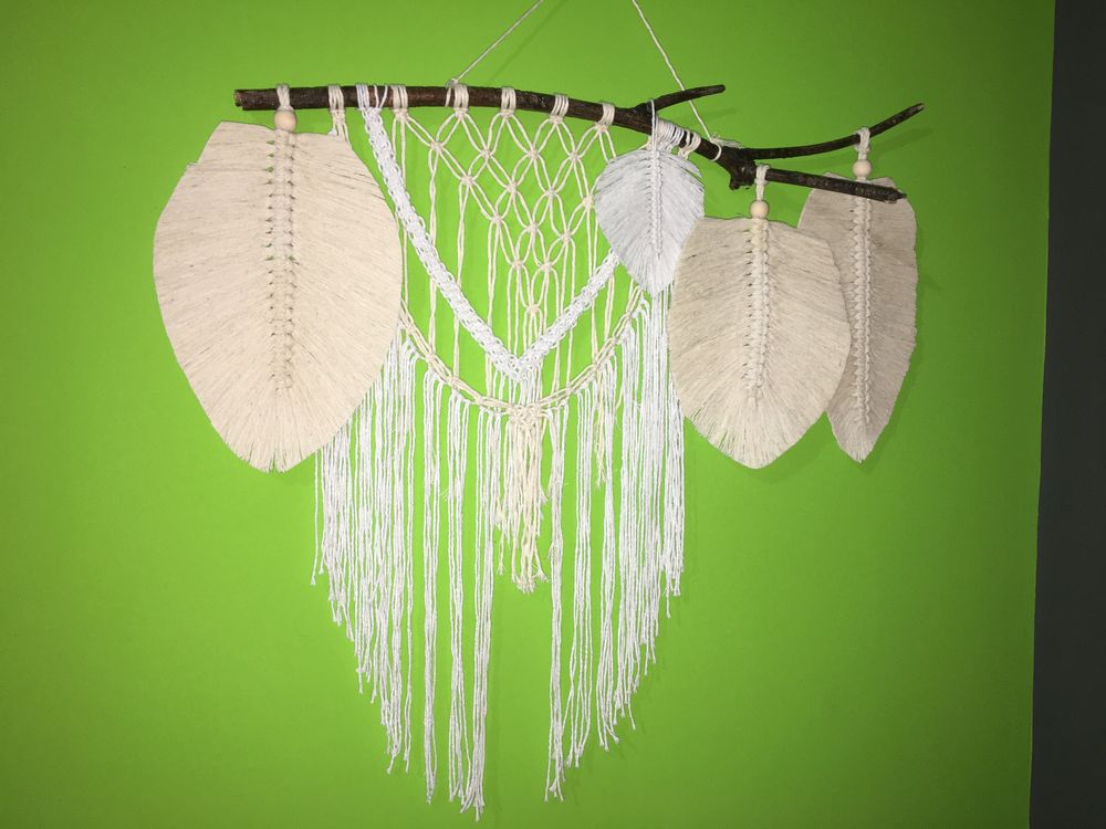 Painel macrame boho