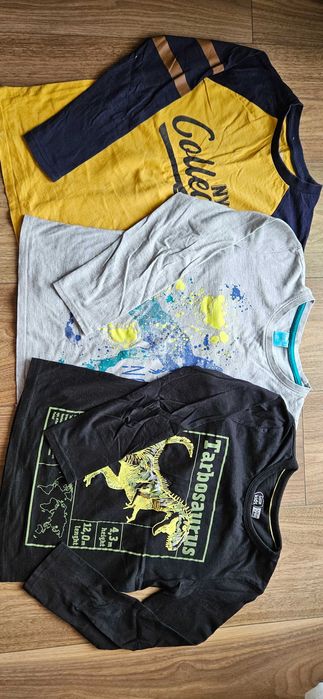 T-shirty, reglany, szorty, spodnie w rozmiarach 128-134