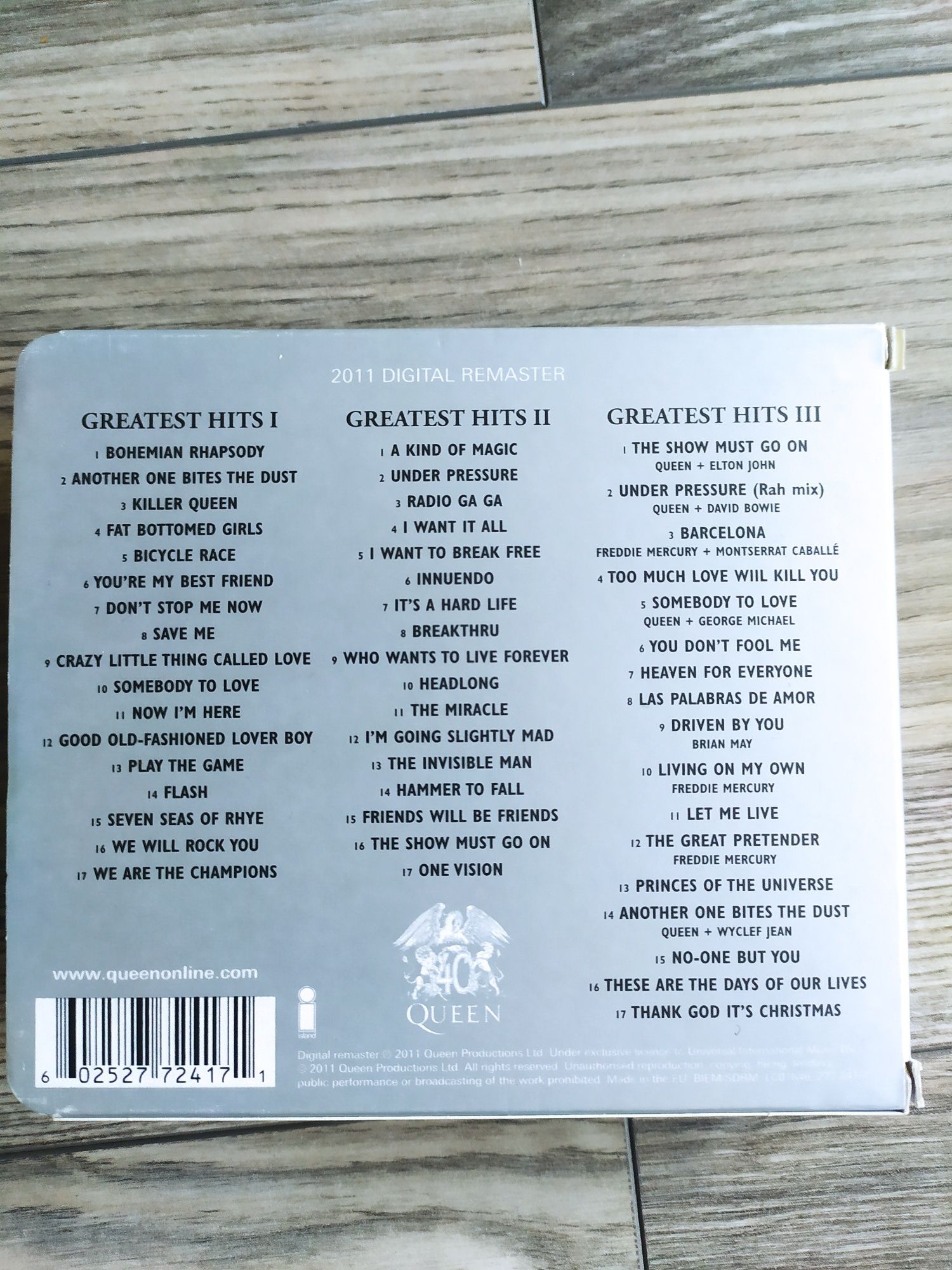 Płyty CD Queen , Greatest Hits 3 CD
