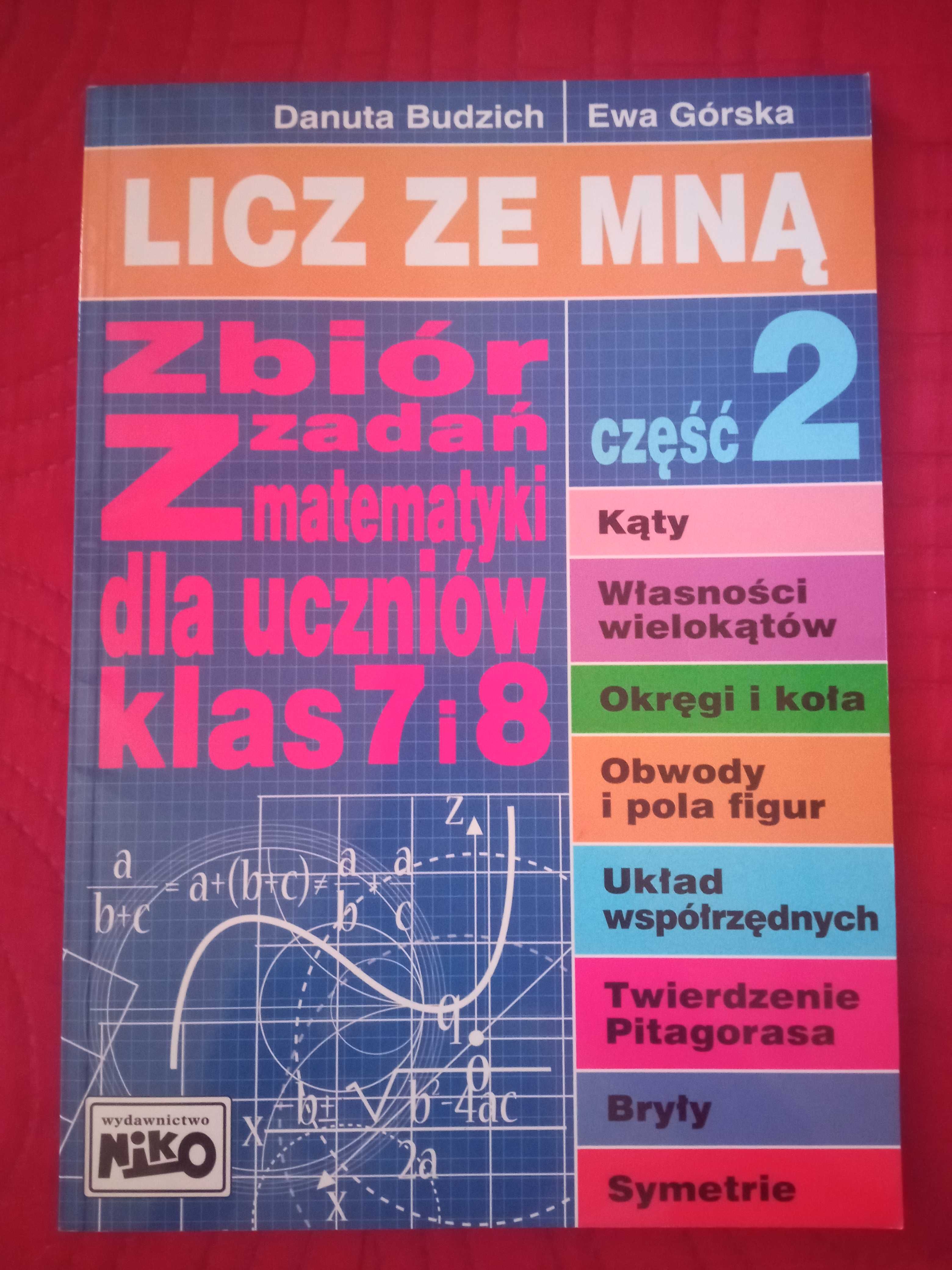 Zbiór zadań z matematyki klasa 7 i 8