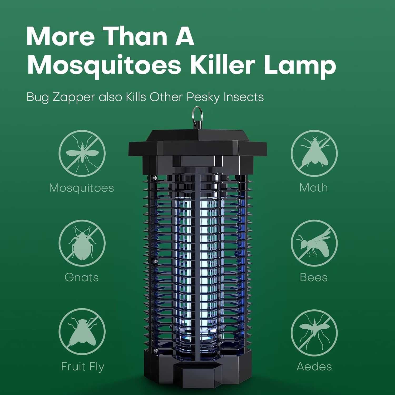 пастка для комах CONOPU Electric Fly Zapper - 4000 В Fly