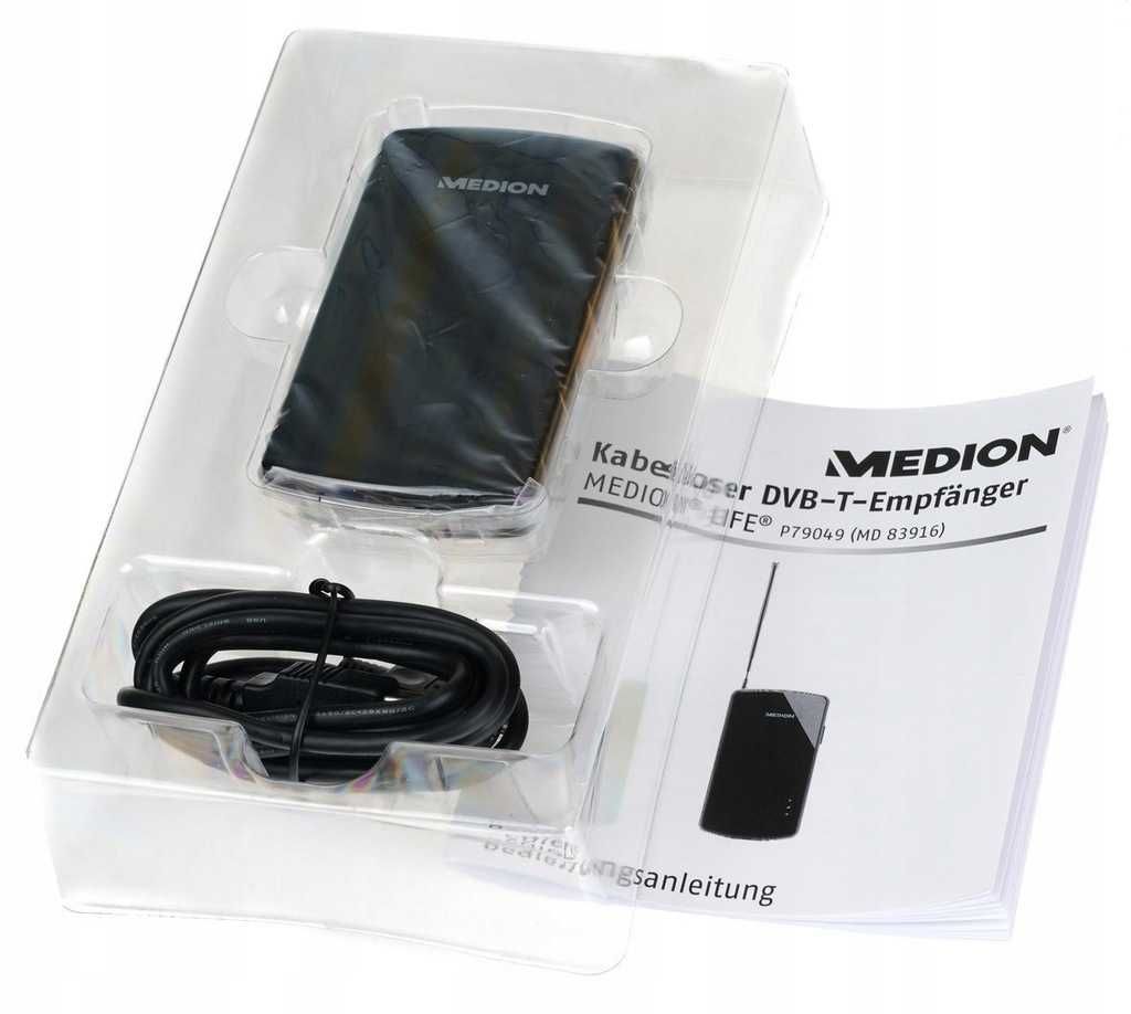 MEDION P79049 MD 83916 WiFi Receptor DVB-T acesso sem fio à internet