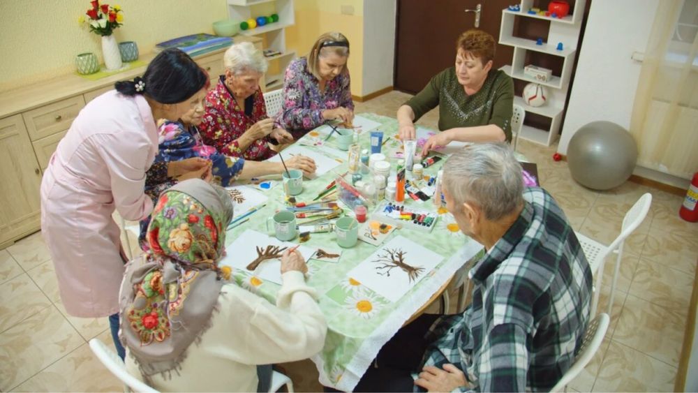 Дом престарелых. Пансионат для людей пожилого возраста