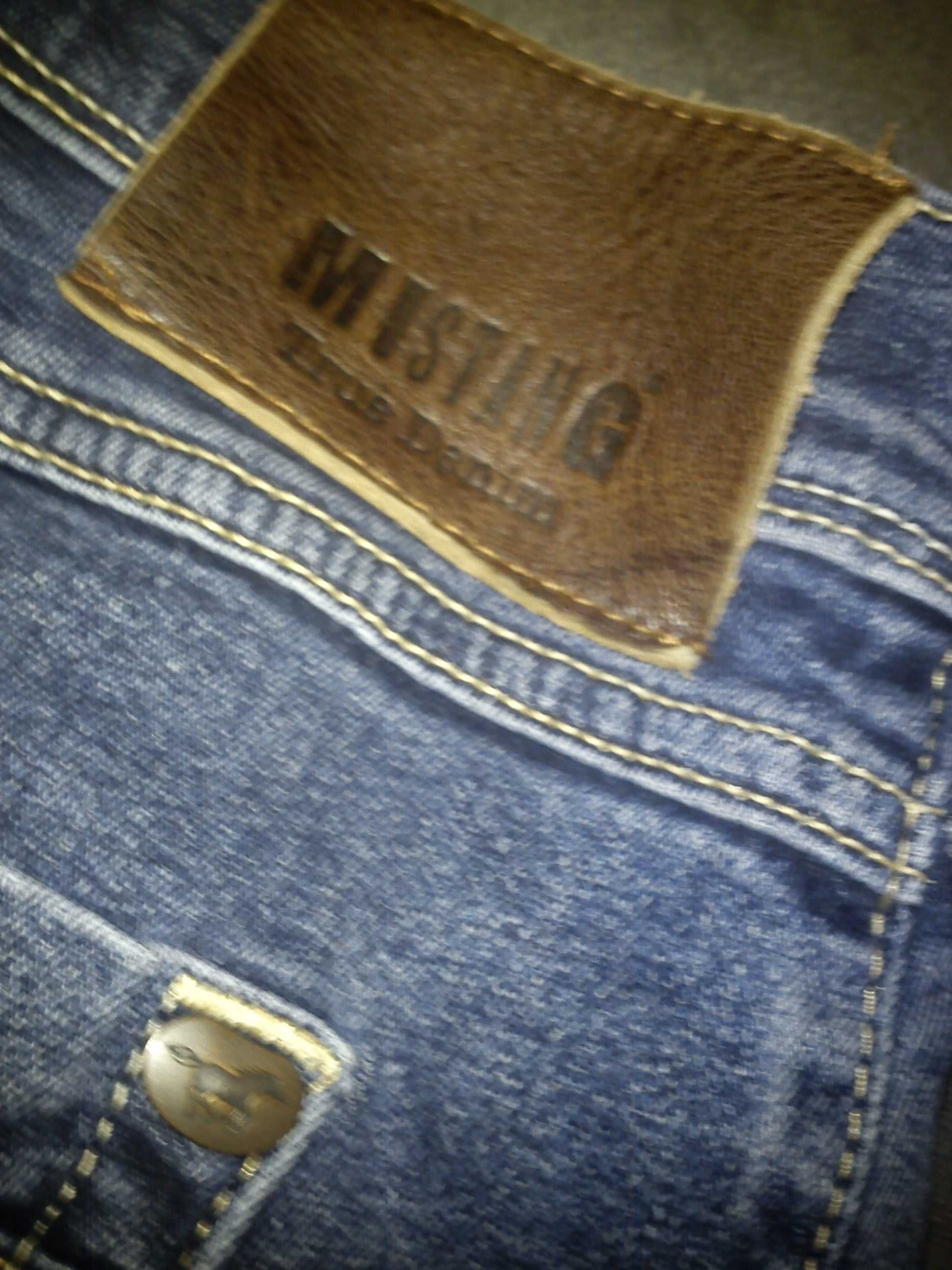 spodnie jeansowe mustang 38/40 jak nowe pas 98/wzrost z 2m