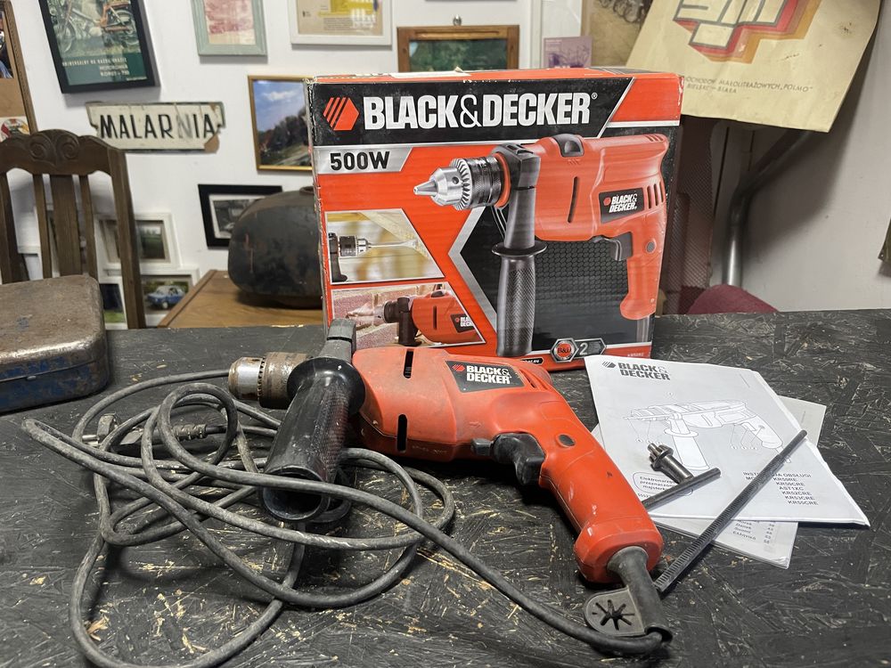 Wiertarka udarowa Black Decker KR50RE slask