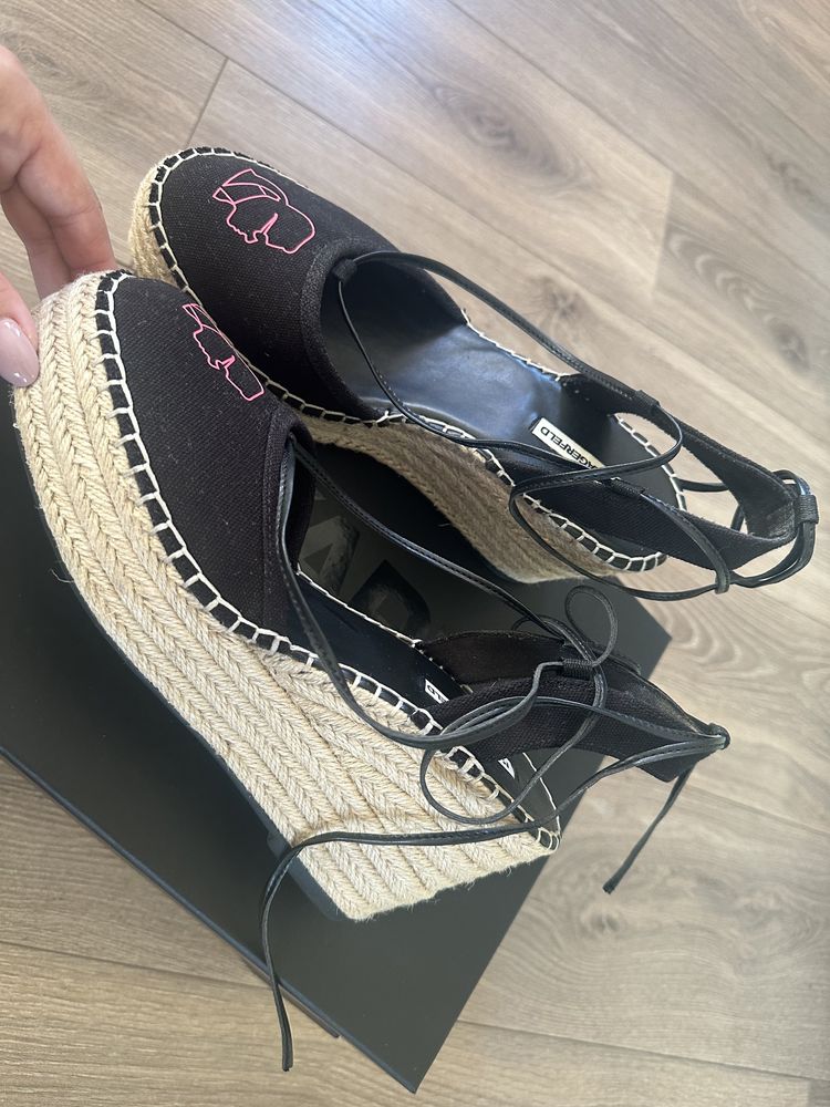 Karl Lagerfeld espadryle