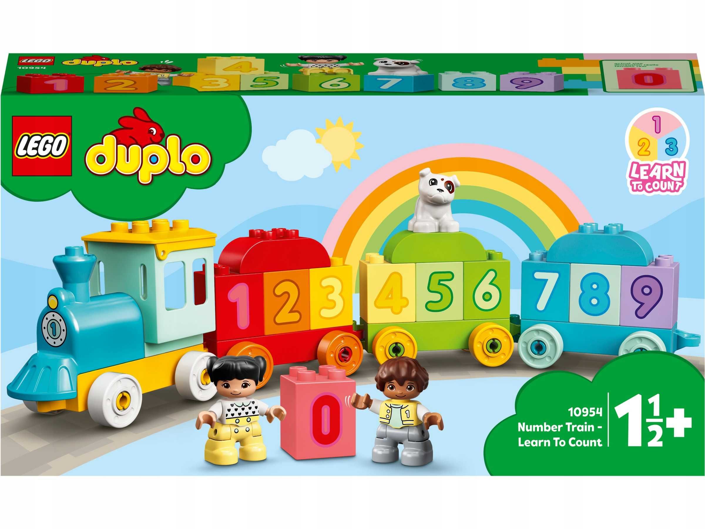 LEGO Duplo Pociąg z cyferkami nauka liczenia- DLA MAŁYCH ODKRYWCÓW