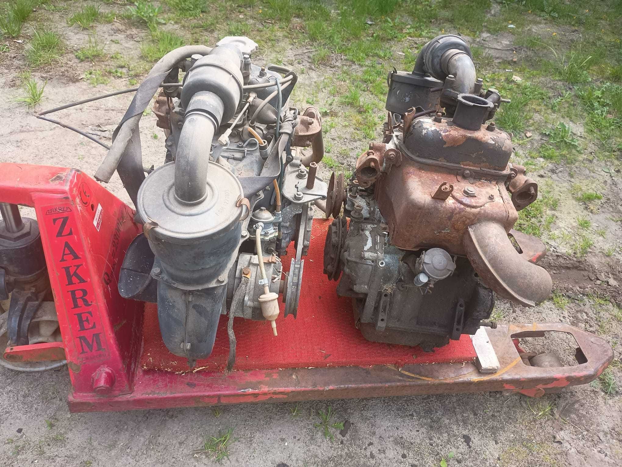 2x silnik z skrzynią biegów Fiat 126p maluch