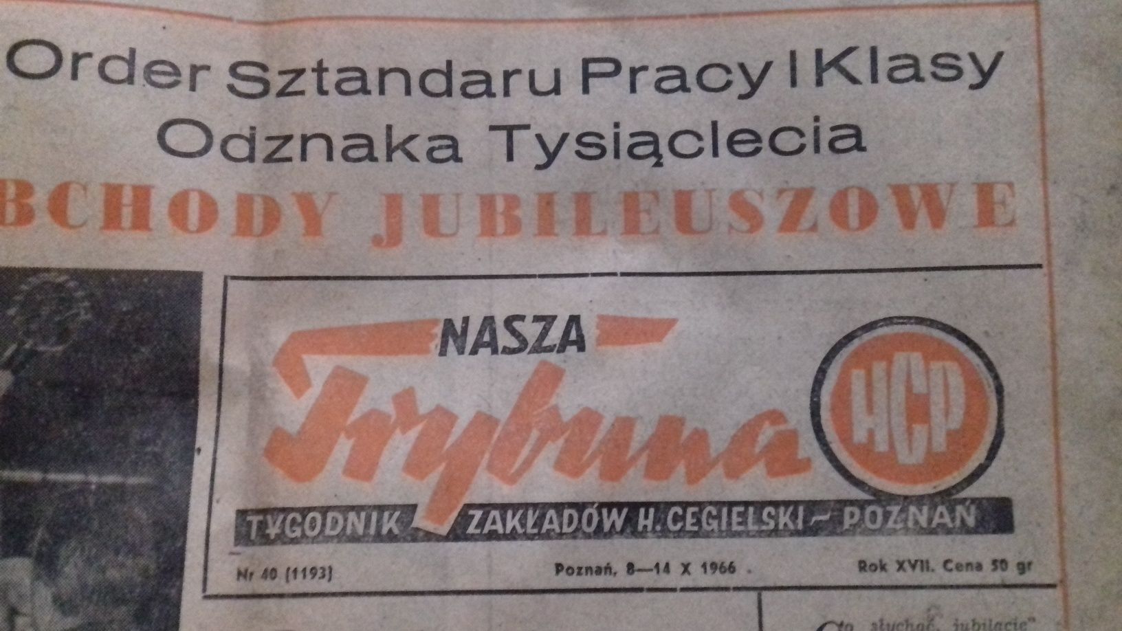 Trybuna Ludu 2szt. Z 1966r