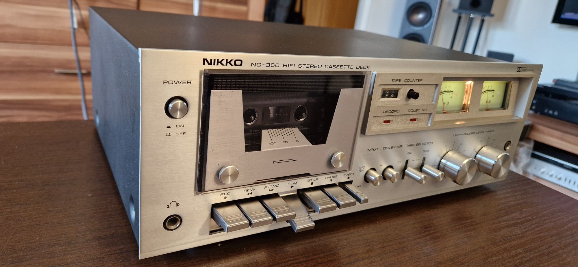 Magnetofon deck Nikko ND 360 wycieraczki