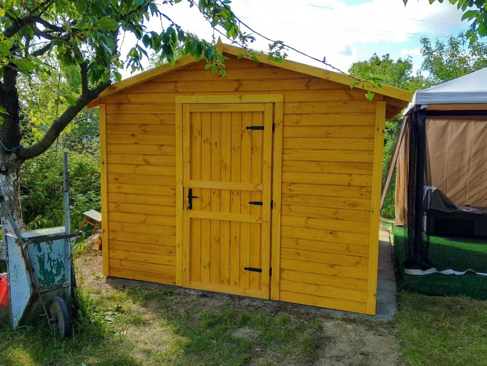 Domek narzedziowy 4x3, złoty dąb, transport cały kraj, domek ogrodowy