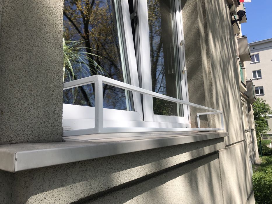 Płotek na parapet barierka kwietnik ogrodzenie spawanie