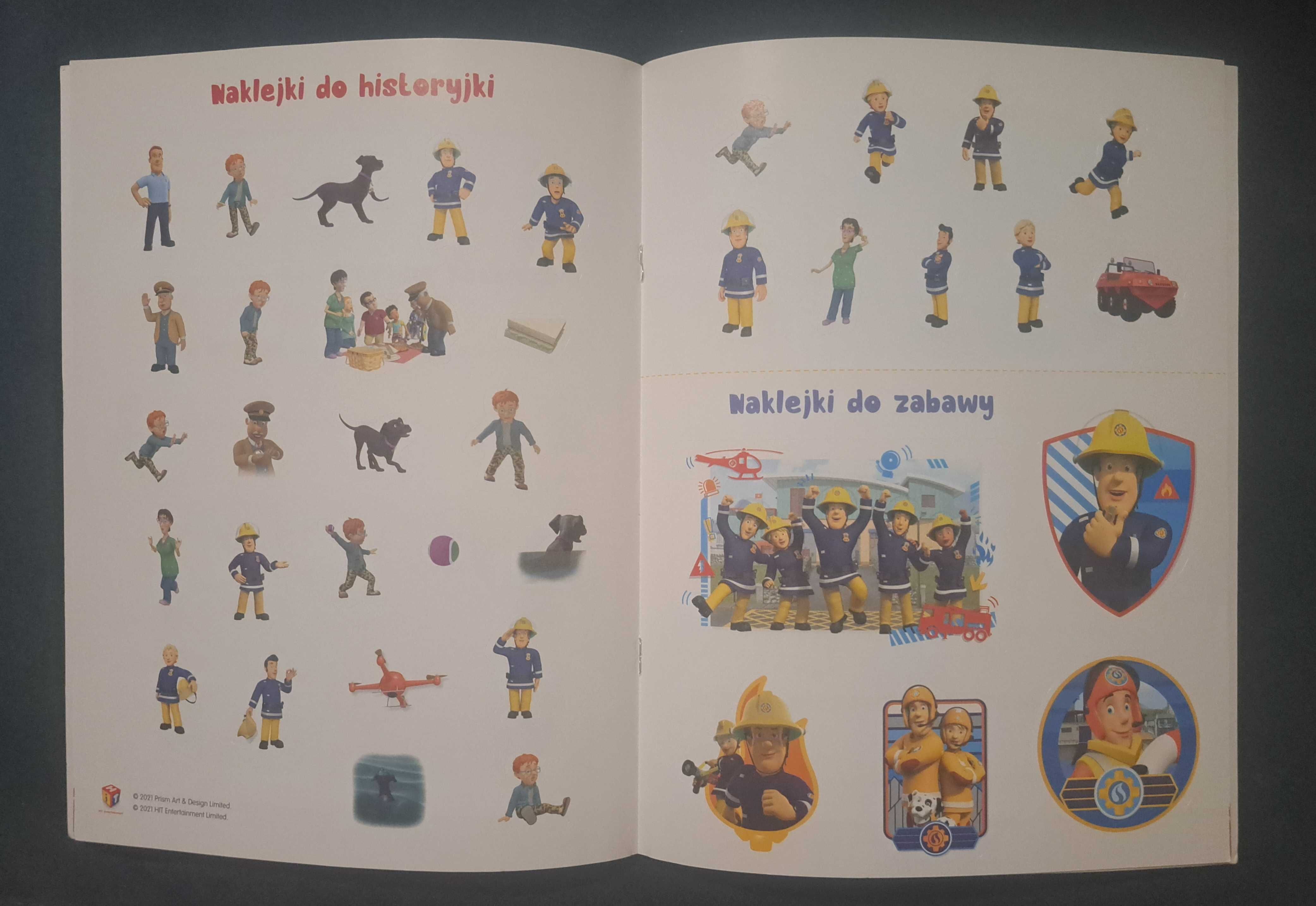Książka Czytanki naklejanki. Katastrofa pod psem. Strażak Sam