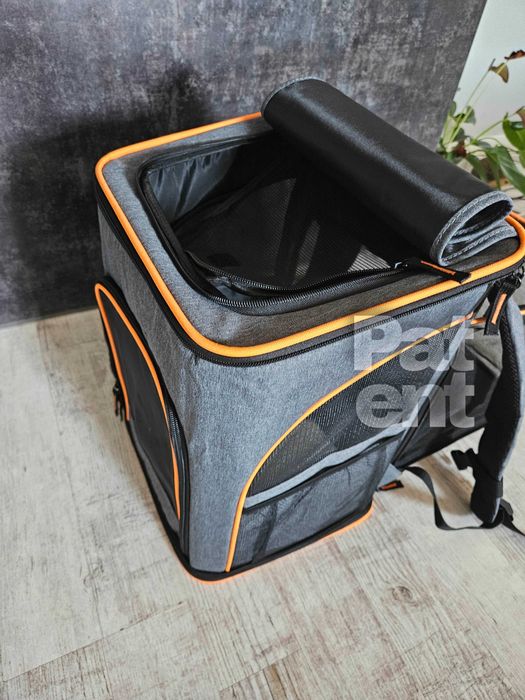 Plecak dla kota psa transporter duży rozkładany pojemny do zwierząt