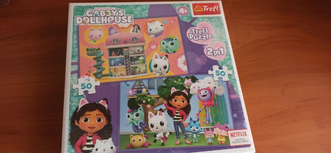 Mały domek Gabi puzzle trefl 2w1 50 elementów