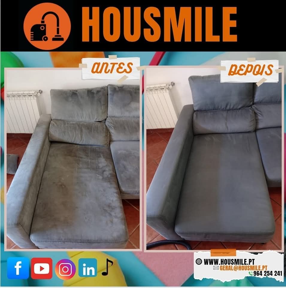 Limpeza estofos ao domicílio