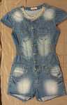 Kombinezon jeansowy XL