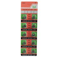 Bateria Baterie Alkaliczne T&E AG5 G5 LR754 393 LR48 193 GP93A- OKAZJA