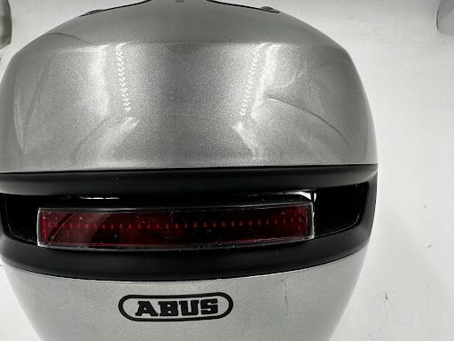 outlet kask rowerowy abus hud-y gleam silver m 54-58cm