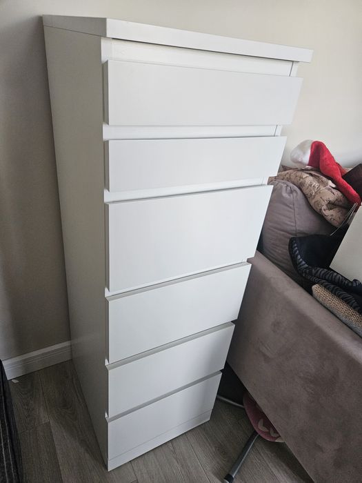 Ikea Malm 6 szuflad Lustro