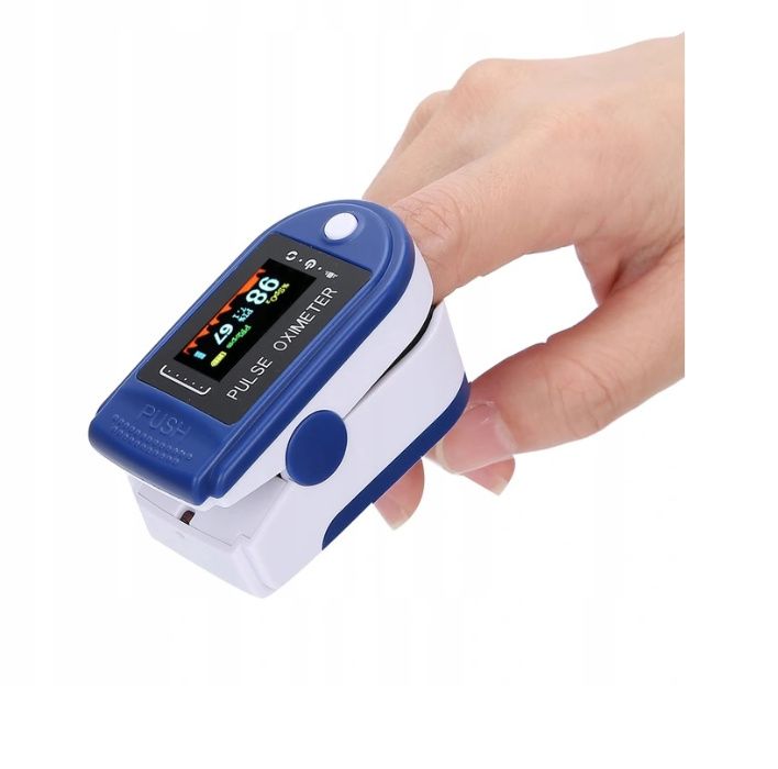 Klips Na Palec Pulsoksymetr Monitorowanie Tętna PULSOMETR