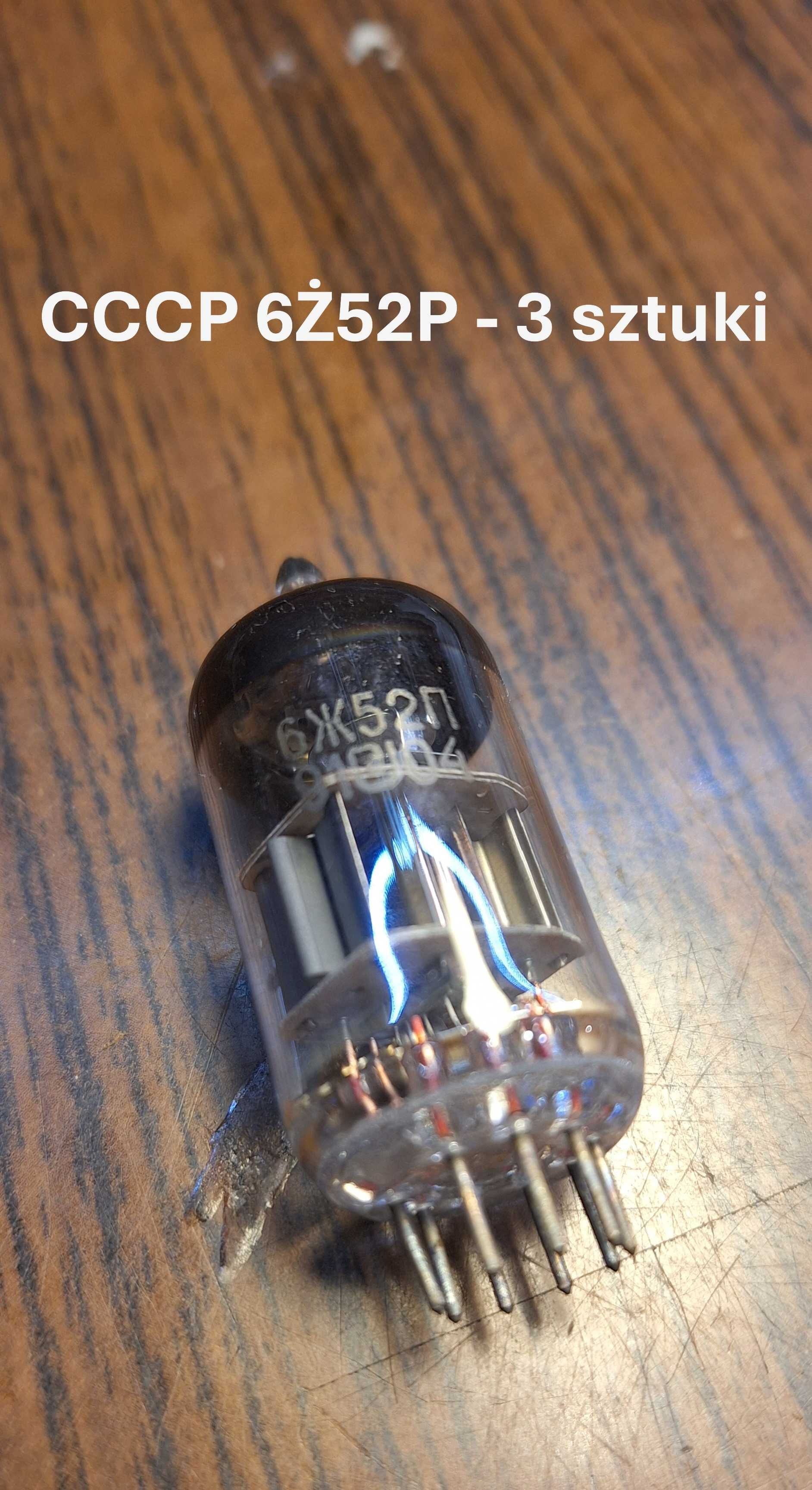 Zestaw 60 lamp elektronowych – różne modele, stan nieznany