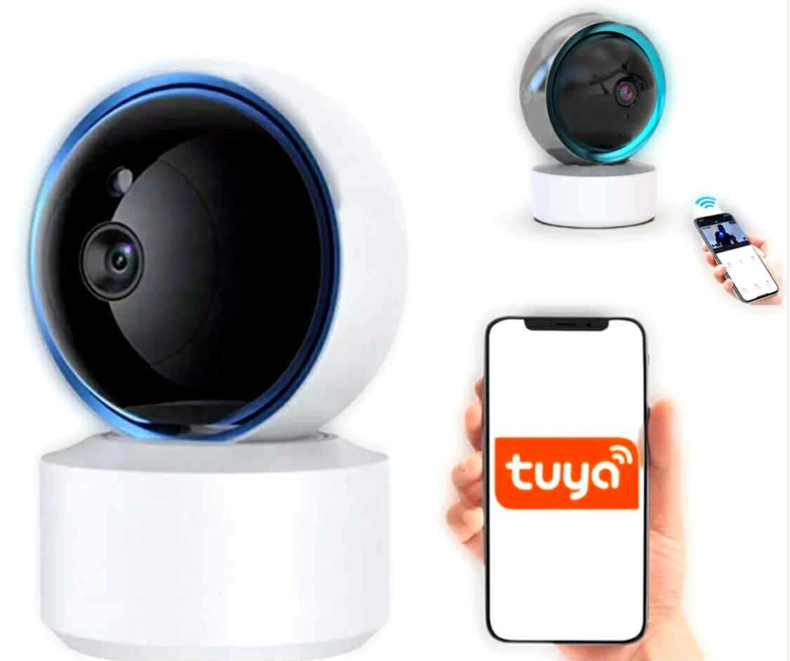 Kamera WiFi obrotowa Full HD z aplikacją Tuya niania monitoring