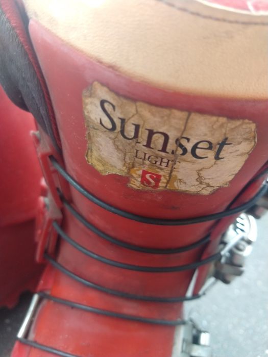 Narty z kijkami i butami