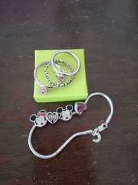 Pulseira chamilia, like pandora, Minnie