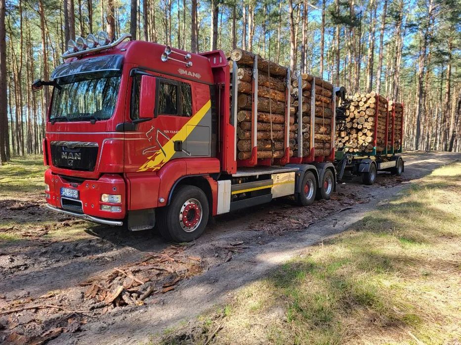 MAN TGS 33.540  MAN TGS 33.540 do przewozu drewna
