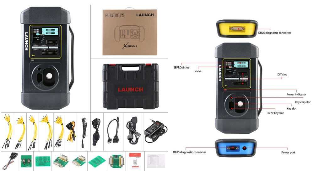 Launch XPROG3 Leitor Programador Chaves e Caixas (NOVO)