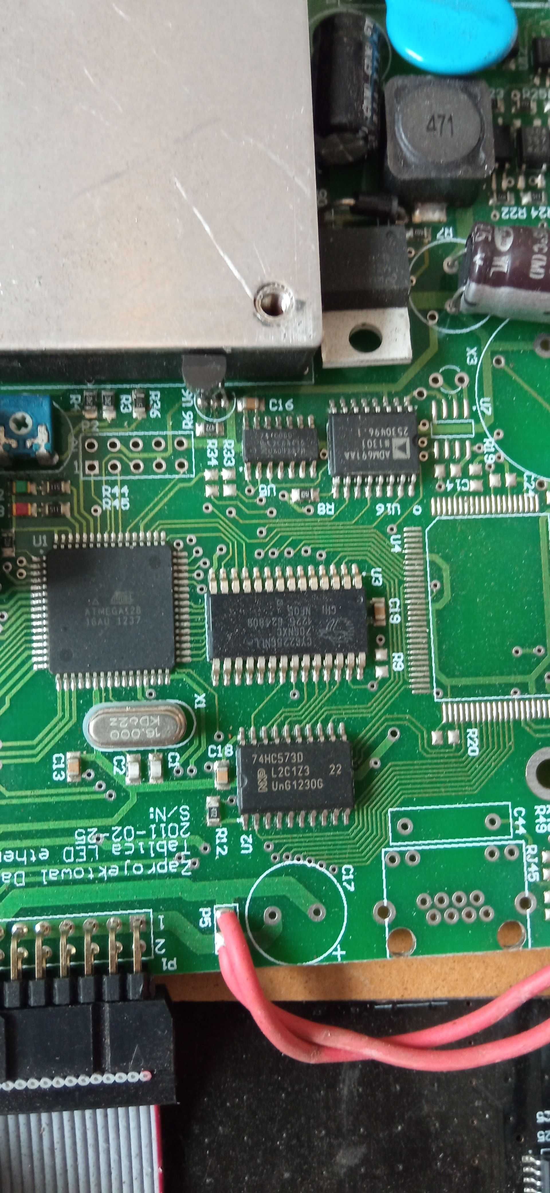 Matryca led 120x40 ze sterownikiem atmega, do arduino i projektów