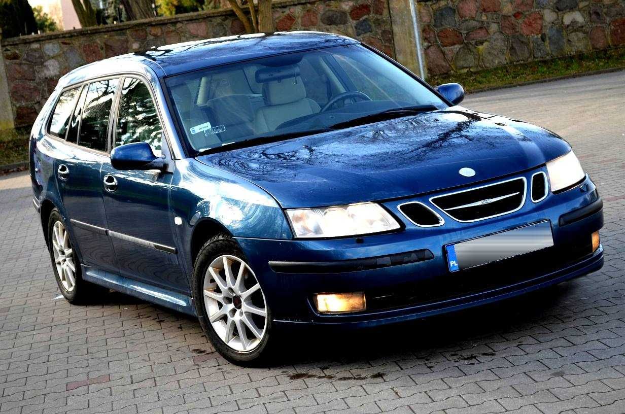 MOCNY saab 93 2.0 turbo I Właściciel oryginał rej PL grz. FOTELE