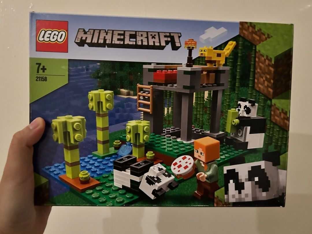 NOWY zestaw  LEGO Minecraft 21158 - Żłobek dla pand