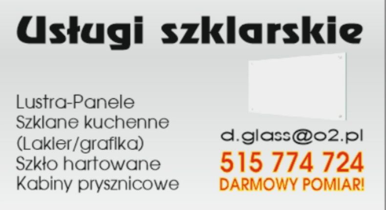 Panele szklane kuchenne