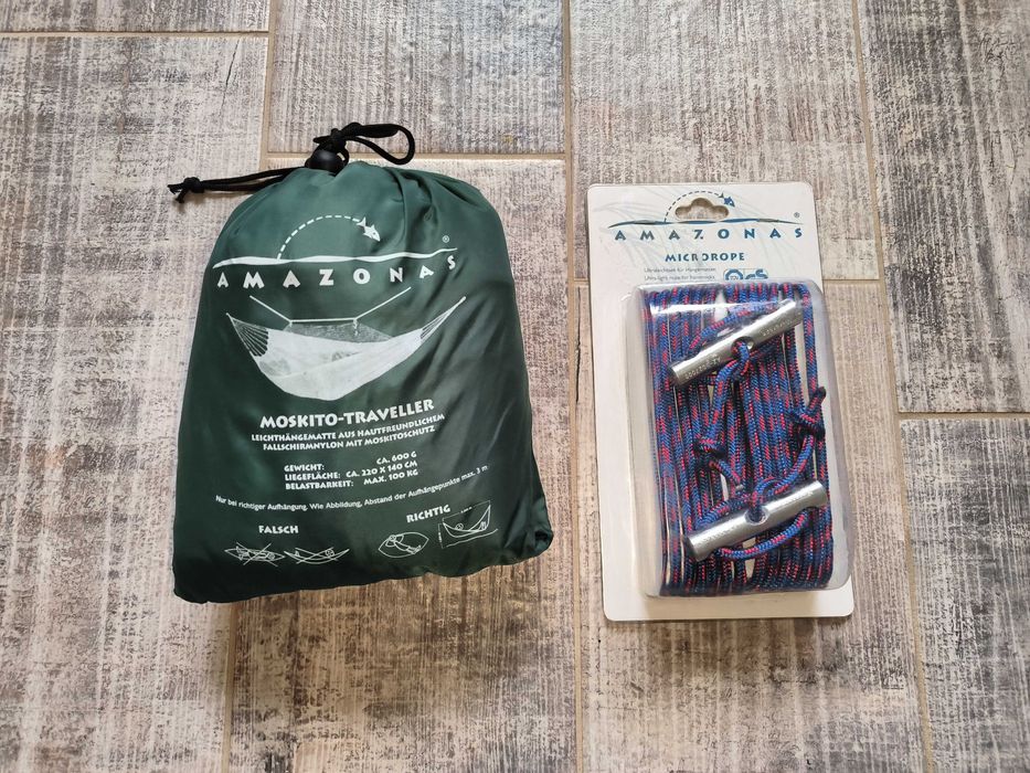 Гамак Amazonas Moskito-Traveller з стропами
