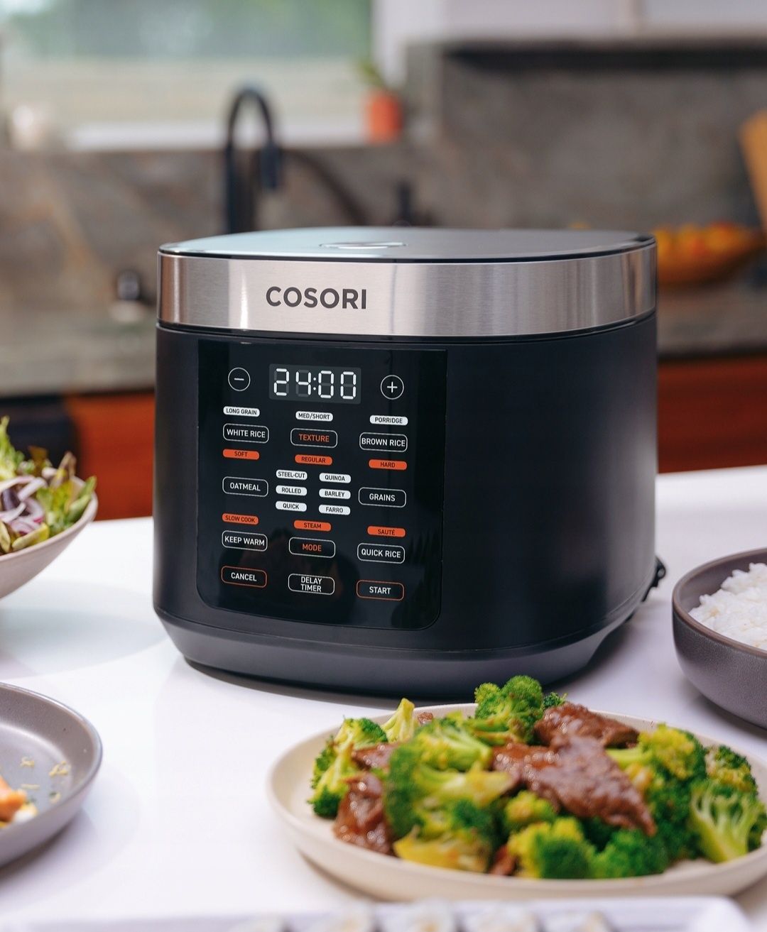 Cosori Ryżowar Multicooker gotowanie na parze Wielofunkcyjny 970W 5L