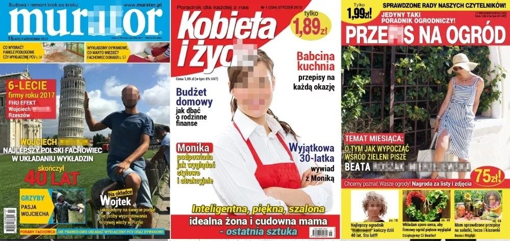 Okładka gazeta zdjęcie - prezent urodziny 18 30 40