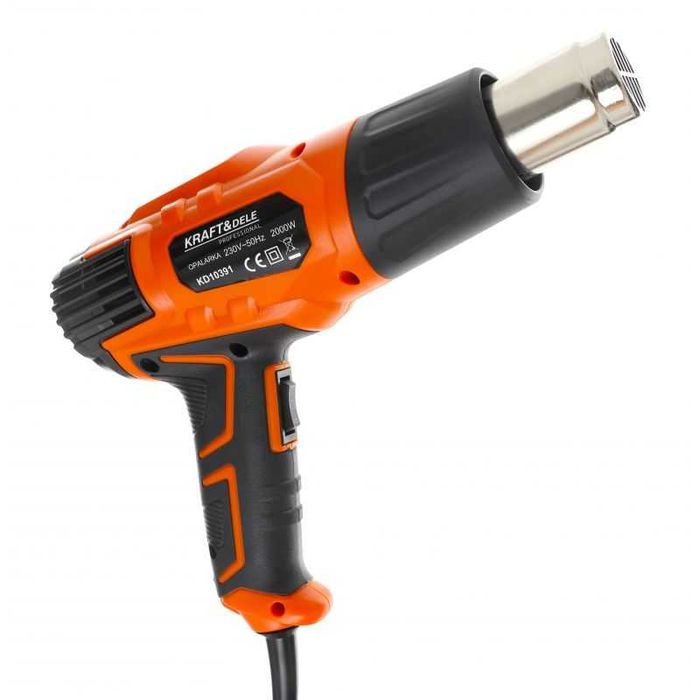 KRAFT&DELE Elektryczna Opalarka 2000w Dysze 2 Biegi Zestaw KD10391