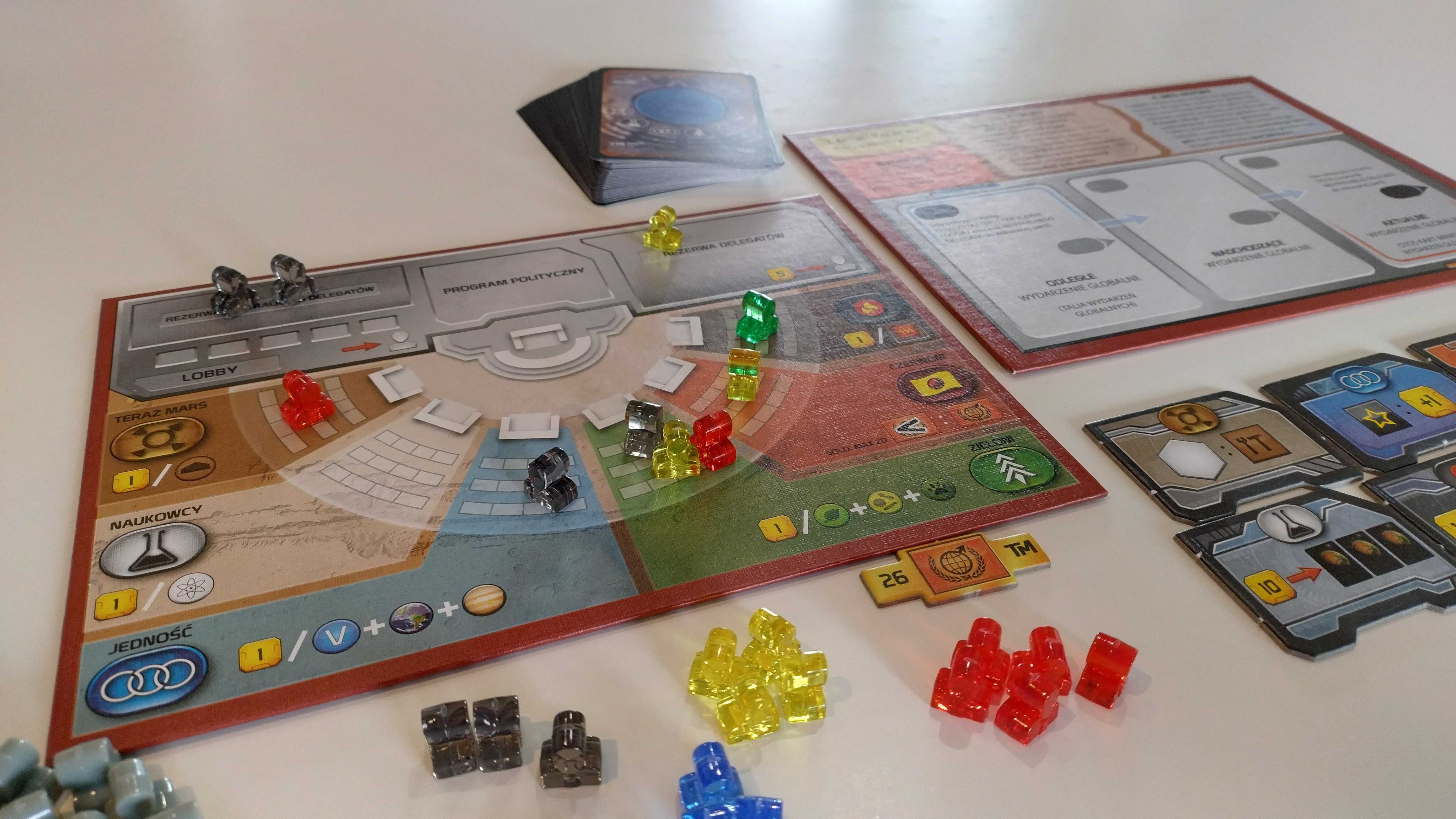 Terraformacja Marsa + 3 dodatki, dodatkowe mapy, dwuwarstwowe plansze
