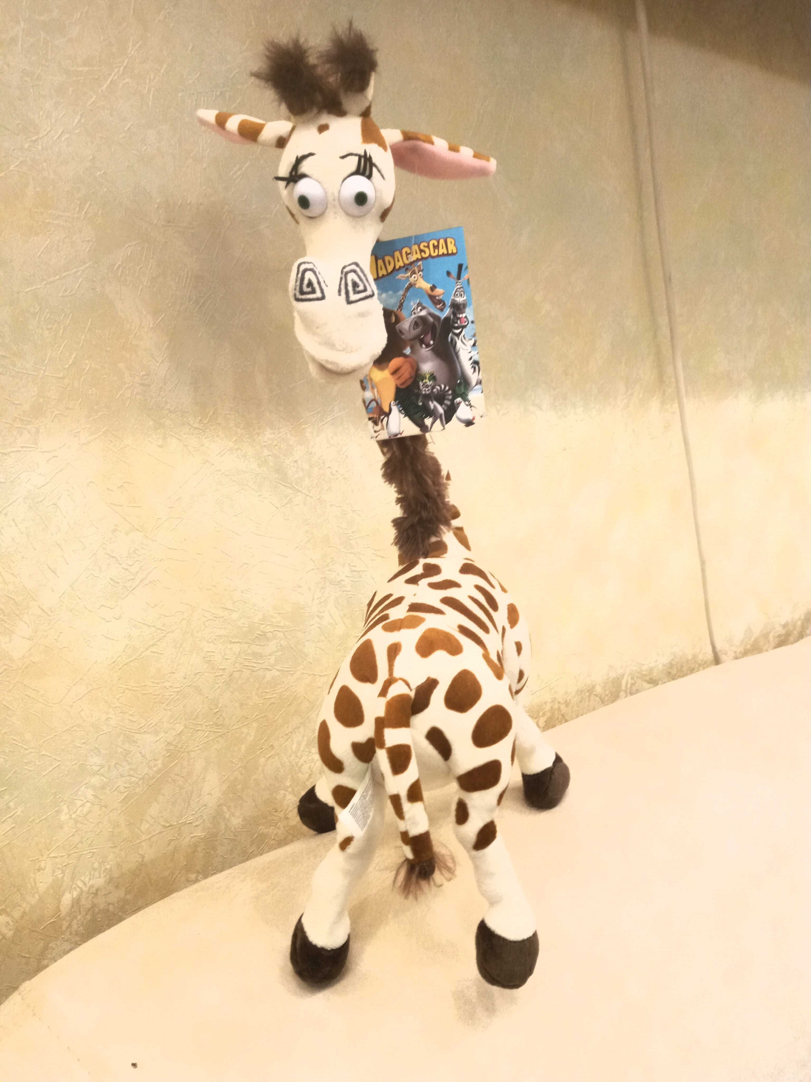 Мягкая игрушка Жираф Мелман герой мультфильма "Мадагаскар"
