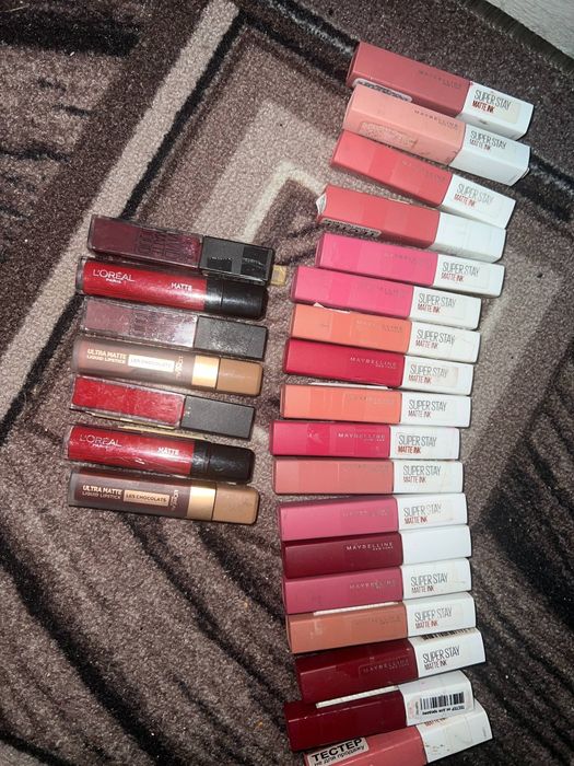 Помада пудра блеск