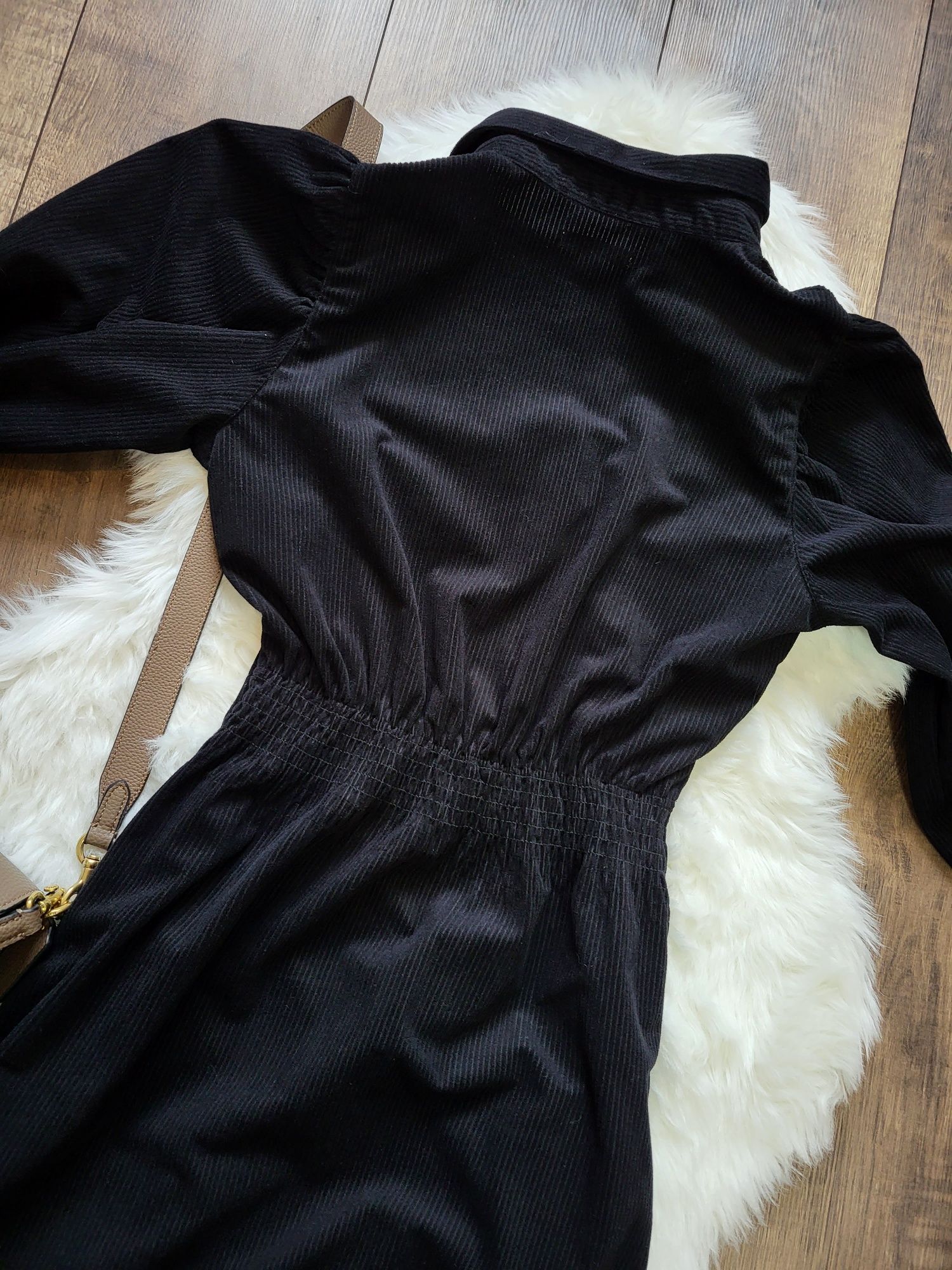 Czarna elegancka sukienka Jean Paul rozmiar XS