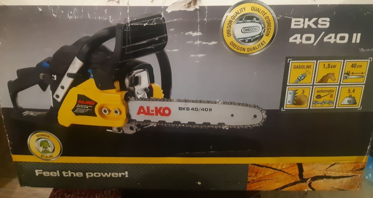 Бензопила AL-KO BKS 40/40 II + новый карбюратор + масло