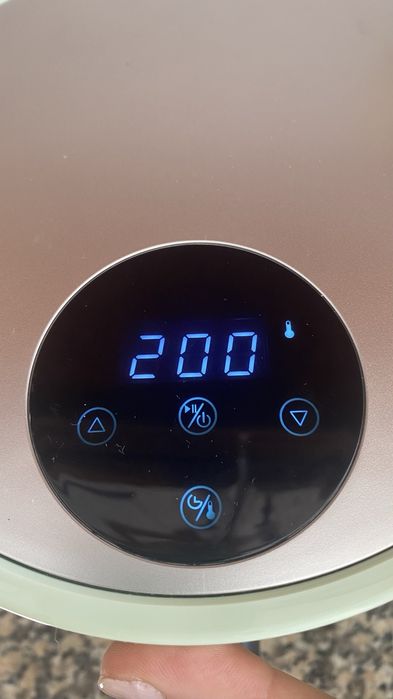 Air fryer 1,5L, verde pastel