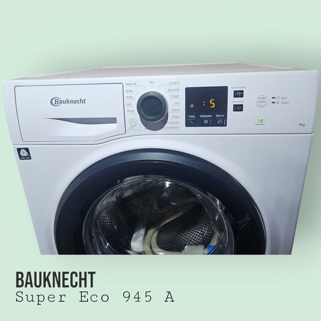 Pralka Bauknecht Super Eco 945 A – 9 kg, SteamRefresh, EcoTech