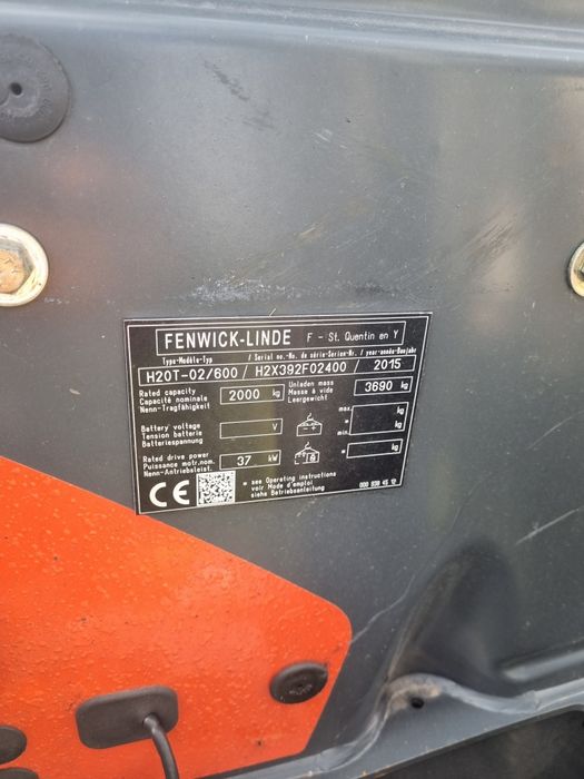 Linde H20T-02/600  triplex 6m  wózek widłowy (h25,h30)