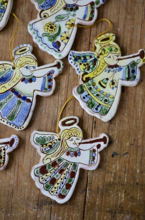 Косівська кераміка "Ангел дударик»